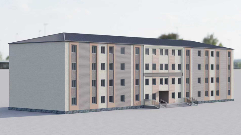 Modular Apartment Building；prefabricated modular house