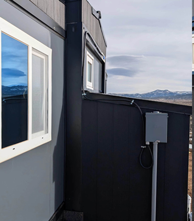 Prefab modular house;