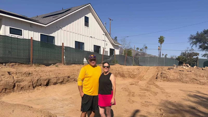 Land to be rebuilt after the disaster