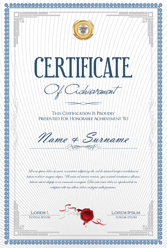 Certificate name placeholder