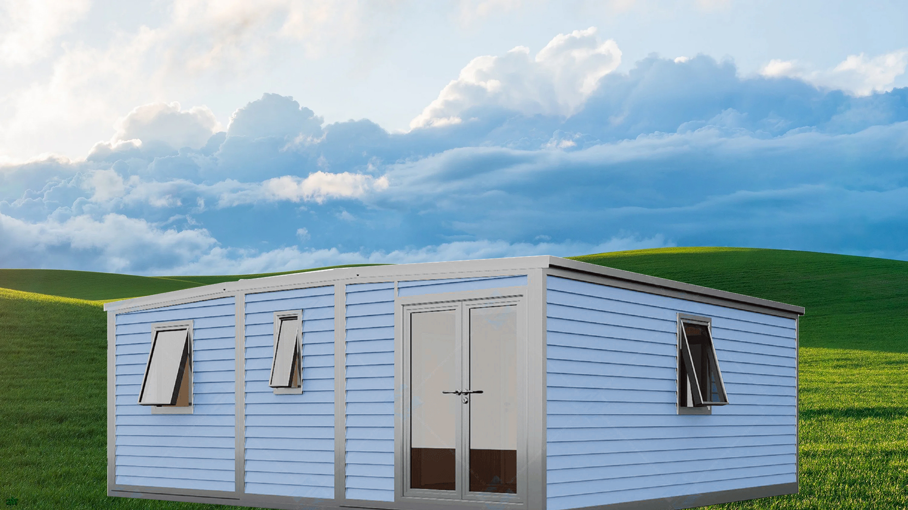 Folding expandable house