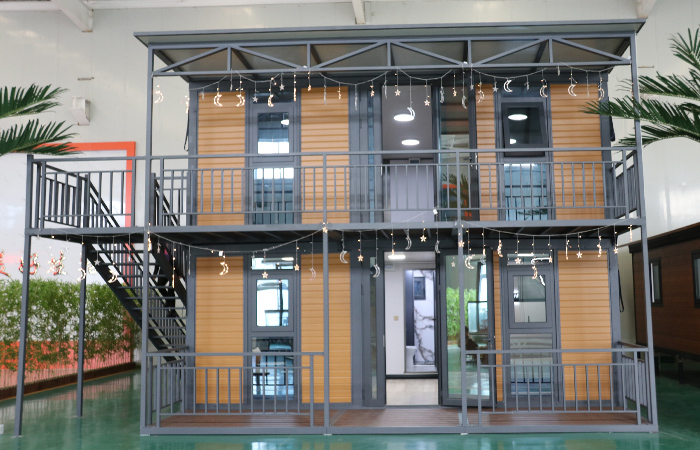 TWO-STORY DOUBLE-WING EXPANDABLE FOLDING HOUSE